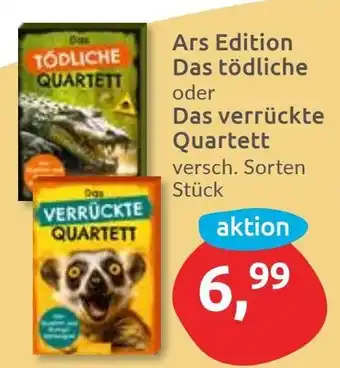 Budni Ars Edition Das tödliche oder Das verrückte Quartett Angebot