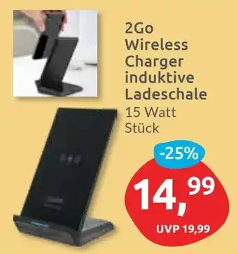 Budni 2Go Wireless Charger induktive Ladeschale Angebot