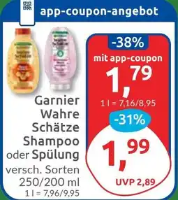 Budni Garnier Wahre Schätze Shampoo oder Spülung Angebot