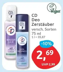 Budni CD Deo Zerstäuber Angebot