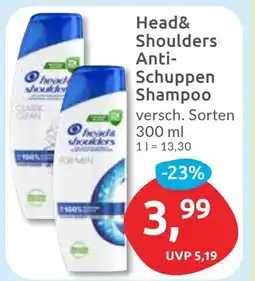 Budni Head& Shoulders Anti- Schuppen Shampoo Angebot