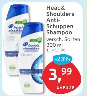 Budni Head& Shoulders Anti- Schuppen Shampoo Angebot