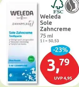 Budni Weleda Sole Zahncreme Angebot