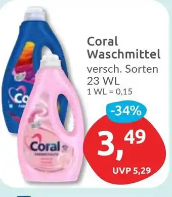 Budni Coral Waschmittel Angebot