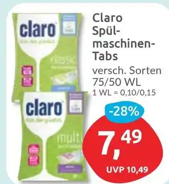 Budni claro Spülmaschinen- Tabs Angebot