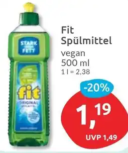 Budni Fit Spülmittel Angebot