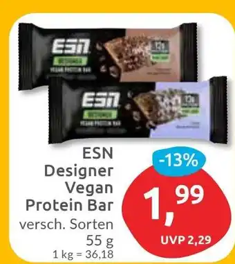 Budni ESN Designer Vegan Protein Bar Angebot