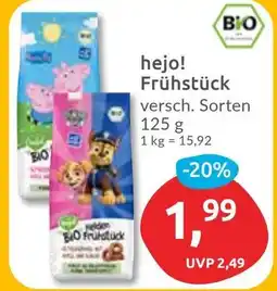 Budni hejo! Frühstück Angebot