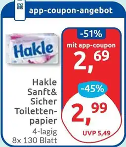 Budni Hakle Sanft& Sicher Toiletten- papier Angebot