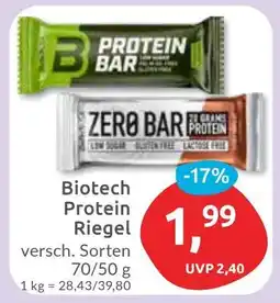 Budni Biotech Protein Riegel Angebot