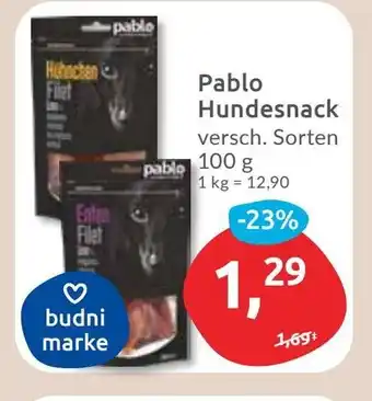 Budni Pablo Hundesnack Angebot