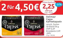 Budni Dallmayr Capsa Kaffeekapseln Angebot