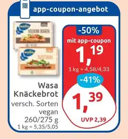 Budni Wasa Knäckebrot Angebot