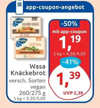 Budni Wasa Knäckebrot Angebot