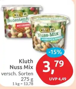 Budni Kluth Nuss Mix Angebot