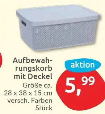 Budni Aufbewahrungskorb mit Deckel Angebot