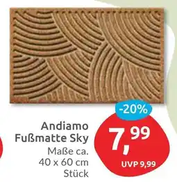 Budni Andiamo Fuẞmatte Sky Angebot