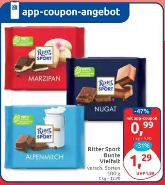 Budni Ritter Sport Bunte Vielfalt Angebot