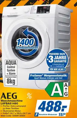 expert Techno Land AEG Waschmaschine L6FBA51480 Angebot