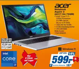 expert Techno Land acer Notebook Aspire 3 Angebot