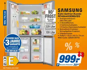 expert Techno Land SAMSUNG Kühl-Gefrier-Kombi RF48A400EM9/EG Angebot