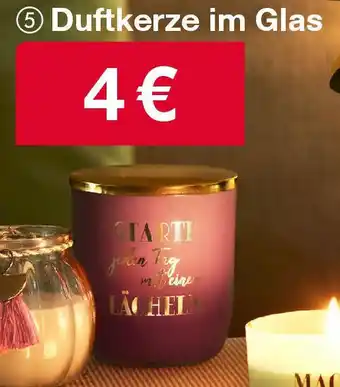 Woolworth Duftkerze im Glas Angebot