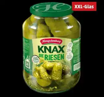 PENNY Hengstenberg Knax Die Riesen Gewürzgurken Angebot