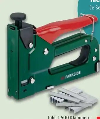 Lidl Parkside Tacker-Set Angebot