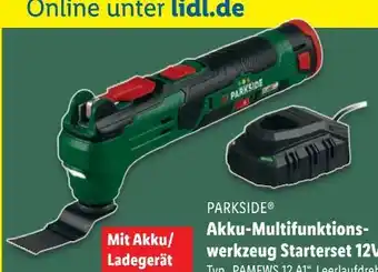 Lidl Parkside Akku-Multifunktionswerkzeug Starterset 12V PAMFWS 12 A1 Angebot