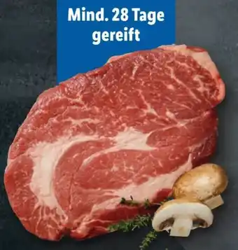 Lidl Metzgerfrisch Premium US Chuck-Eye-Steak Angebot