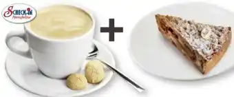 Scheck-in-Center Scheck-in Manufaktur Tasse Kaffee +1 Stück Apfelstreusel-Kuchen Angebot