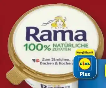 Lidl Rama 100% Natürliche Zutaten Vegan Angebot