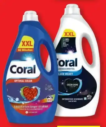 Lidl Coral Flüssigwaschmittel XXL Angebot