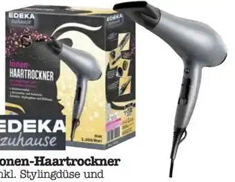 Scheck-in-Center Edeka zuhause Ionen-Haartrockner Angebot