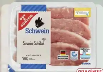 Edeka Gut & Günstig Schweineschnitzel Angebot