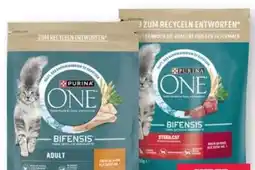 Scheck-in-Center Purina One Katzennahrung Huhn Angebot