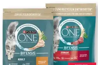 Scheck-in-Center Purina One Katzennahrung Huhn Angebot