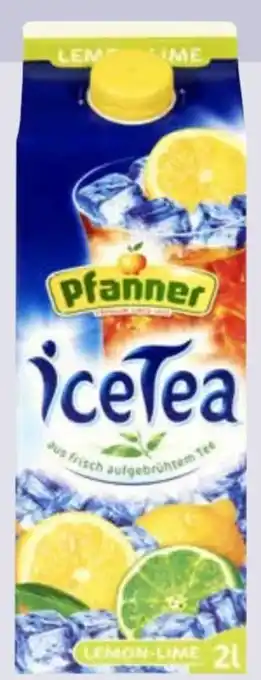 Edeka Pfanner Ice Tea Lemon-Lime Angebot