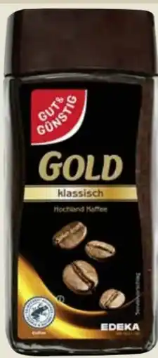 Edeka Gut & Günstig Gold Kaffee klassisch Angebot