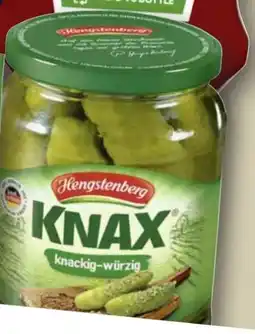 Edeka Hengstenberg Knax Gewürzgurken knackig-würzig Angebot