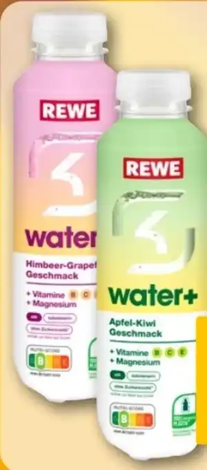 REWE Center Rewe Beste Wahl Water + Apfel-Kiwi Geschmack Angebot