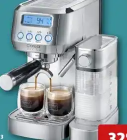 REWE Center caso Siebträgermaschine Espresso Gourmet Latte 1821 Angebot