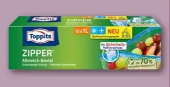 REWE Center Toppits Zipper Allzweckbeutel Angebot