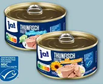REWE ja! Thunfischfilets Angebot