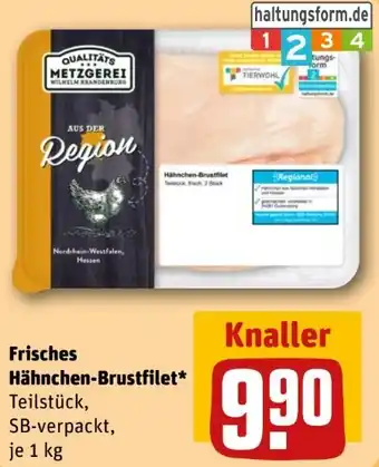 REWE Metzgerei Wilhelm Brandenburg Hähnchen Brustfilet Angebot