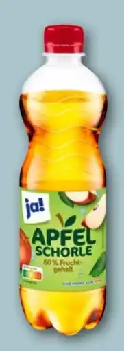 REWE Center ja! Apfel-Schorle Angebot