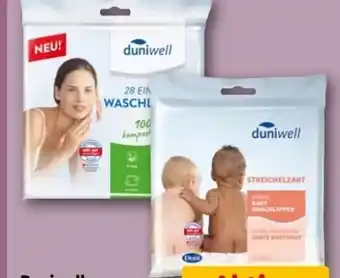 REWE Center Duni Duniwell Einmalwaschlappen Angebot