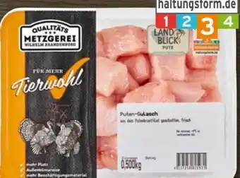 REWE Metzgerei Wilhelm Brandenburg Puten-Gulasch Angebot