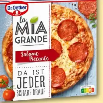 REWE Dr. Oetker Pizza la Mia Grande Salame Piccante Angebot