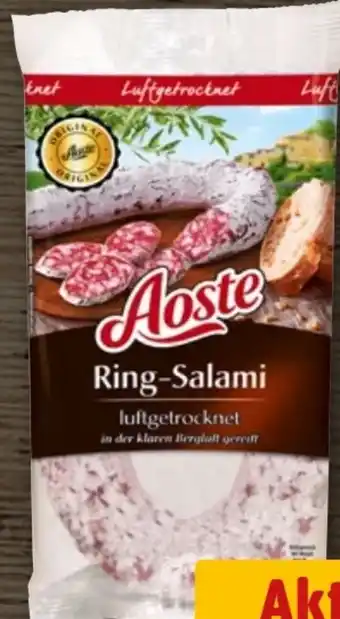 REWE Aoste Original Ringsalami Angebot